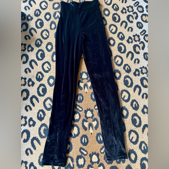 Black Velvet Traci Lords For Couture For Every Body Pinup Girl Clothing Pants S - Picture 5 of 9